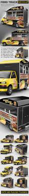 Food Truck Mock Up Van Eatery Mockup Vehicle Wraps Print Food Truck Food Truck Design Food Vans