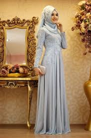Samyeli Abiye Mavi Aksamustu Giysileri The Dress Musluman Modasi