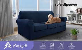How to make couch covers. Amazon Com Znsayotx 3 Piece Jacquard Loveseat Slipcover Super Stretch Couch Covers For 2 Cushion Sofa Pet Dog Universal Slip Cover Anti Slip Love Seat Furniture Protector Loveseat Light Grey Kitchen Dining