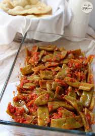 delicieuse recette de legumes haricots plats a la tomate parfumes a l ail et aux cumin recette haricot plat recette plat vegetarien recette legume