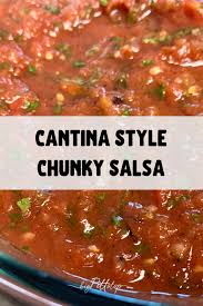 Basic Cantina Style Salsa Bigpittstop Recipe Chunky Salsa Recipe Salsa Fresh Tomato Recipes