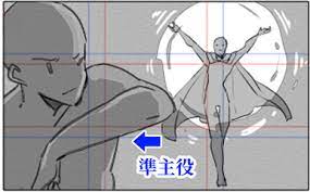 主役を目立たせる構図が分かる 真っ白なキャンバスが埋まる構図の作り方講座 いちあっぷ スケッチのテクニック イラスト 絵の練習