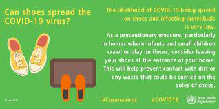 The aim of this group is to share practical learning, . World Health Organization Who En Twitter Q Can Shoes Spread Covid19 A The Likelihood Of Covid 19 Being Spread On Shoes And Infecting Individuals Is Very Low More Https T Co Tdkogmwrir Coronavirus Knowthefacts Https T Co 1u1wykoulc