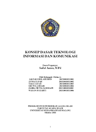 Manakala sosial bermaksud segala hal yang berkaitan dengan. Konsep Dasar Teknologi Informasi Dan Komunikasi