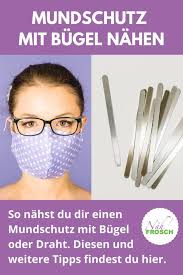 Maske Mit Draht Nahen So Kommt Der Bugel In Den Mundschutz