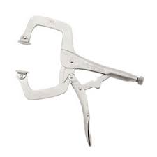 A vice would probably take it a bit far in my opinion, but it could just be people trying to show and sometimes it's just that some people, again mostly men, underestimate their grip strength. C Clamps Ace Hardware