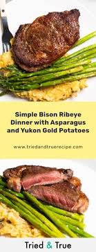 Jetzt neu oder gebraucht kaufen. How To Cook Bison Steaks A Simple Bison Ribeye Dinner Tried True Recipes