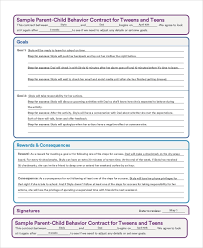 The person arranges the contract with a contract manager, who implements the. Free 12 Sample Behavior Contracts In Pdf Ms Word Excel Pages