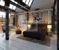 From a gallery wall to a terrarium, discover the interiors trends you'll find in every hipster home. Bett In Alten Industriellen Vintage Loft Wohnung Leinwandbilder Bilder Appartment Hipster Betrieb Myloview De