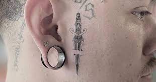 Lorenzo Baca Tattoos Tattoos Guys Ear Piercings Ear Tattoo