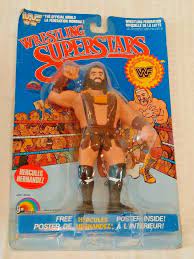 Vintage WWF LJN Wrestling Figure MOC Poster Bio WWE HERCULES HERNANDEZ Rare  | eBay