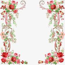 Floral Border Design Graphic Design Flowers Frame Png Transparent Clipart Image And Psd File For Free Download Floral Border Design Frame Border Design Floral