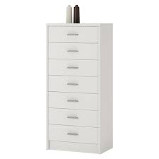 Visit cymax store and discover the exclusive range of storage cabinets online. Tall Chest Drawer White Tallboy Narrow Storage Unit Cabinet Chest Of 7 Drawers On Onbuy