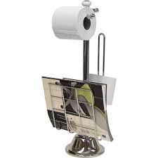 With room for oversized magazines and two rolls of paper, our mercer magazine rack & paper holder is a. Ih Casa Decor Magazine Toilet Paper Holder The Home Depot Canada