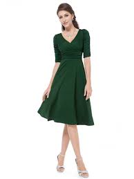 He03632gr18 Green 16us Ever Pretty Wedding Guest Dresses Plus Size 03632 At Amazon Casual Cocktail Dress Cocktail Dresses With Sleeves Short Dresses Casual