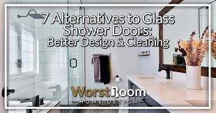 The other is to make sure the current hinges are not sagging by being into something solid or installing a toggle or some kind of fasteners into the wall. 7 Alternatives To Glass Shower Doors Better Design Cleaning Wr
