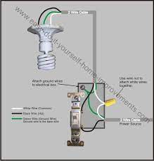 A 2 way switch wiring diagram with power feed from the switch light : Light Switch Wiring Diagram