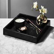Coffee table accents decor *see offer details. Stack Black Marble Tray Cb2 Candle Tray Decor Coffee Table Decor Tray Coffee Tray Decor