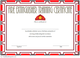 Fire Extinguisher Training Certificate Template Word Free 3 Fire Extinguisher Training Certificate Templates Training Certificate