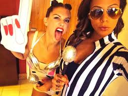 Alex Morgan and Sydney Leroux make a good Miley Cyrus and Robin Thicke