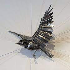 My Owl Barn Spoons And Forks Turned Into Amazing Sculptures Scrap Metal Art Metal Sculpture Artists Welding Art