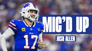 Josh Allen Mic'd Up For HISTORIC Buffalo Bills Stadium  - YouTube