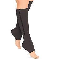 Zipper Compression Socks Zip Up Support Stockings Easy To Wear Zippered Compression Socks Compression Socks Support Stockings