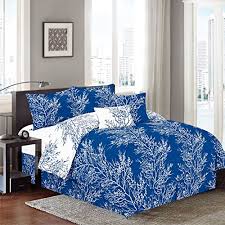 It's possible you'll discovered another royal furniture bedroom sets higher design ideas. Qutain Home Linen Nature 6 Piece Reversible Printed Royal Blue Branchhes Comforter Set Queen Size Buy Online In Aruba At Aruba Desertcart Com Productid 34098440