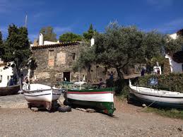 Boats Outside The Dali House In Port Lligat Cadaques Painting Projects Spain Trip