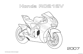 They can slide around and increase the likelihood of injury or death in a collision. Moto Honda Rc212v 2007 Coloring Pages Printable