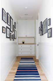 Here's an diy photo frame idea from oh happy day that shows you how to make a picture. Design And Furniture Ideas In The Hallway For A Narrow Corridor