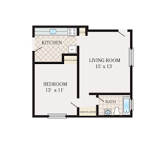 This apartment provides a fitness centre, a bar, as well as a terrace. 16 Floor Plan 1 Bedroom 1 Bath
