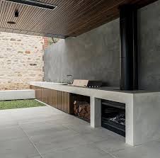 Outdoor Kitchen Made Of Concrete Concrete Outdoor Kitchen Outdoor Barbeque Outdoor Bbq Kitchen