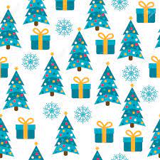 So why not make wrapping fun by letting your kids join in the activity! Christmas Seamless Pattern With Christmas Trees Presents And Royalty Free Cliparts Vectors And Stock Illustration Image 112835743