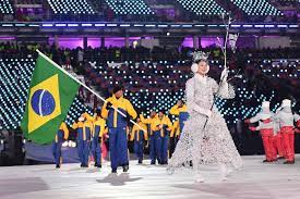 Vista interna do estádio olímpico durante a cerimônia de abertura dos jogos, em 21 de julho de 2021 — foto: Fotos Olimpiadas A Abertura Dos Jogos Olimpicos De Inverno 2018 Em Imagens El Pais