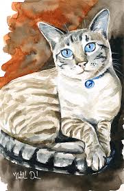 Have you ever heard of a lynx point siamese cat, but want to know more about them?this video will give you the top facts about this cat, and let you know if. Lynx Point Siamese Cat Painting Painting By Dora Hathazi Mendes