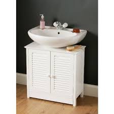 If you don't want to use under sink shelving for your pedestal sink storage, but you still want to make use of that space, go for a pedestal sink cabinet to organize and hold your toiletries and things. The Versatility And Durability Of Bathroom Sink Cabinets Ideas Home Design Gallery Diy Home