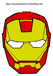 masque iron man a imprimer coloriage de la bague pied d&#x00027;un pot