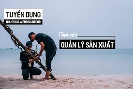 Tuyển dụng Nhân Viên Quản Lý Sản Xuất | Dianthus Wedding Decor