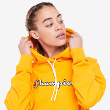 Sweat Capuche Sweat Orange Champion Champion Sweat Capuche Femme 116457  Orange