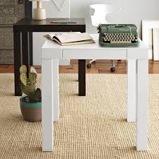Look It S A Mini For That Odd Spot Parsons Mini Desk West Elm Modern Home Office Desk Desks For Small Spaces Mini Desk