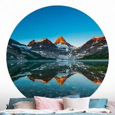 Ombre berglandschaft mit kiefer wald. Fototapete Berge Kaufen Bilderwelten