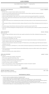 Apple Resume Sample Mintresume