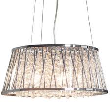 Multi colors ceiling pendant light shade cover chandelier lamp shade light cage. Multi Light Ceiling Pendant 5 Bulb Chrome Large Crystal Shade Modern Lamp 5056199806812 Ebay