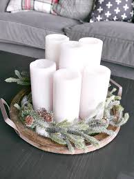 Christmas Living Room Decorations Taryn Whiteaker Rustic Winter Decor Christmas Coffee Table Decor Christmas Decorations Rustic