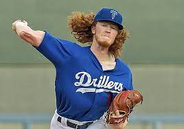 Drafted by the los angeles dodgers in the 3rd round of the 2016 mlb june amateur draft from northwest hs (justin, tx). Dustin May Ready For His Audition As Dodgers Sort Through Their Options Orange County Register