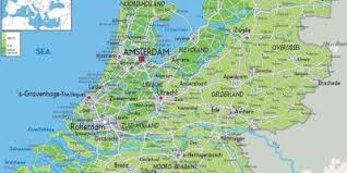 16 los romanos fueron los primeros en construir ciudades en el país, como utrecht, nimega y maastricht. Paises Baixos Holanda Mapa Mapas De Paises Baixos Holanda Europa Ocidental Europa