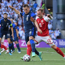 Christian eriksen of denmark goes down injured as teammates call for assistance during the uefa shocking scenes in denmark vs finals match, as christian eriksen suddenly collapses to the ground. Christian Eriksen Awake After Euro 2020 Collapse As Danish Icon Transferred To Hospital Daily Record