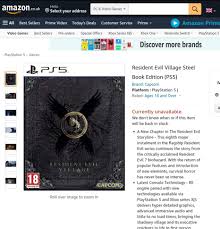 Also includes a trainer for changing fov and turning off vignette. Looks Like Village Steelbook Edition Is Starting To Get Listed On Amazon Uk Hoping It Should Be Live Soon Residentevil