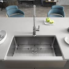 rene farmhouse apron front stainless